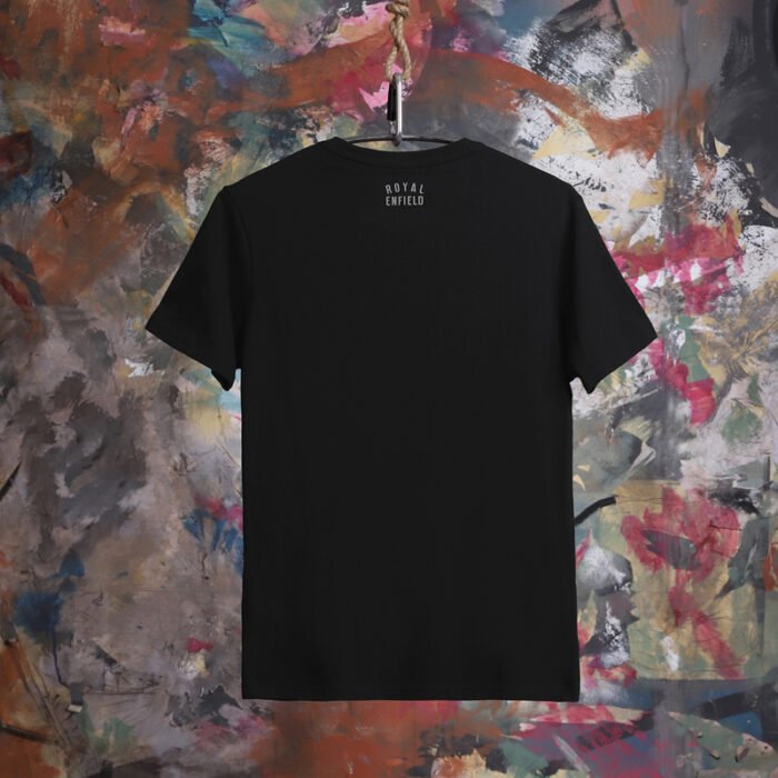 Royal Enfield "Raised Letters" Tee, Black - Image 4