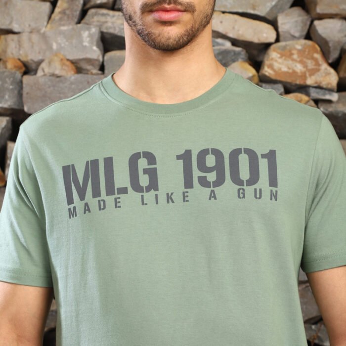 Royal Enfield "MLG Essential" Tee, Green - Image 2