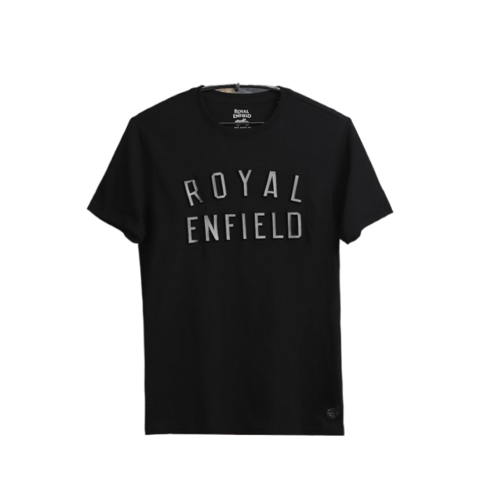 Royal Enfield "Raised Letters" Tee, Black
