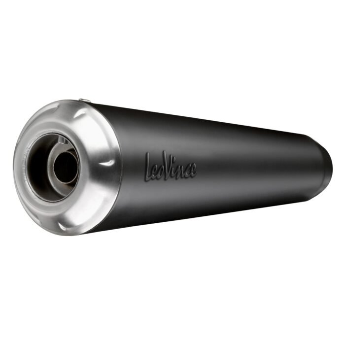 Leo Vince Classic Racer Slip-On Exhaust, Black - Hunter 350