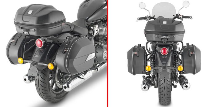 Givi Semi Rigid Trunk, Monokey, 25L with Rear Rack and Fixing Kit - Super Meteor 650 - Image 3