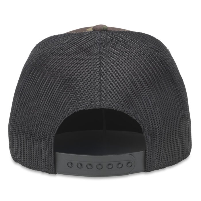 Royal Enfield "Townsend" Trucker Cap, Camo/Black - Image 2