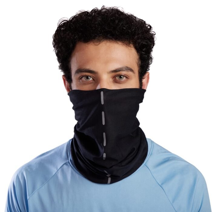 Royal Enfield Reflective YD Neck Gaiter, Black - Image 2