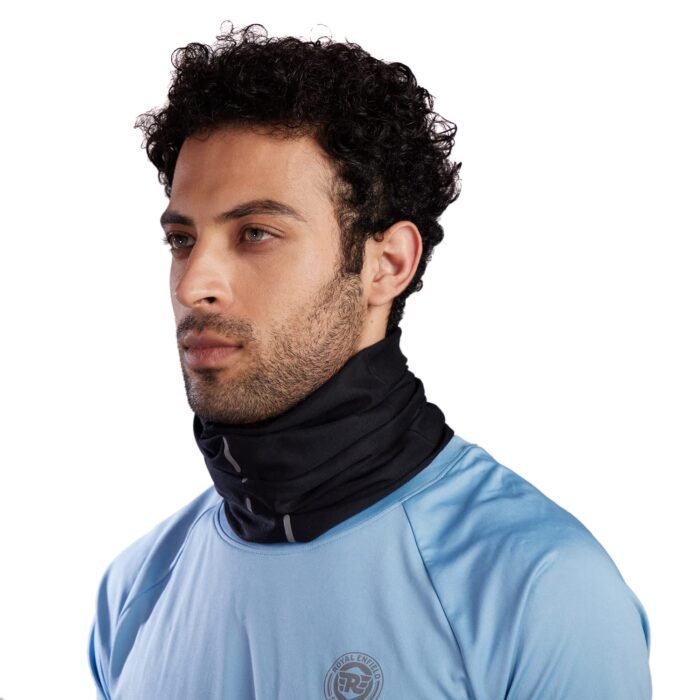 Royal Enfield Reflective YD Neck Gaiter, Black - Image 4