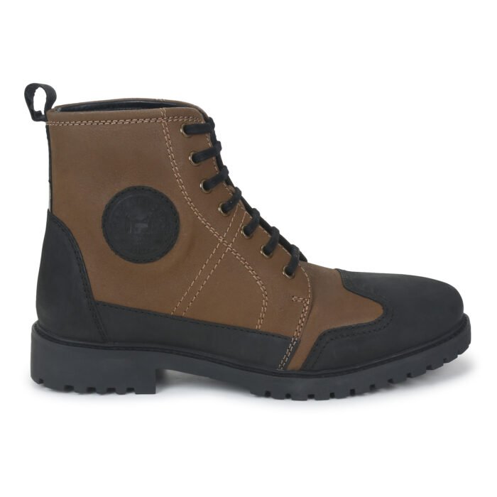 Royal Enfield "Huntsman" Boots, Khaki - Image 3