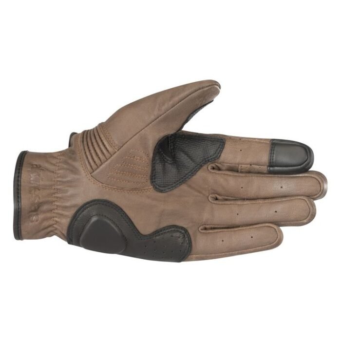 Alpinestars "Oscar Crazy 8s" Gloves, Brown/Black - Image 2