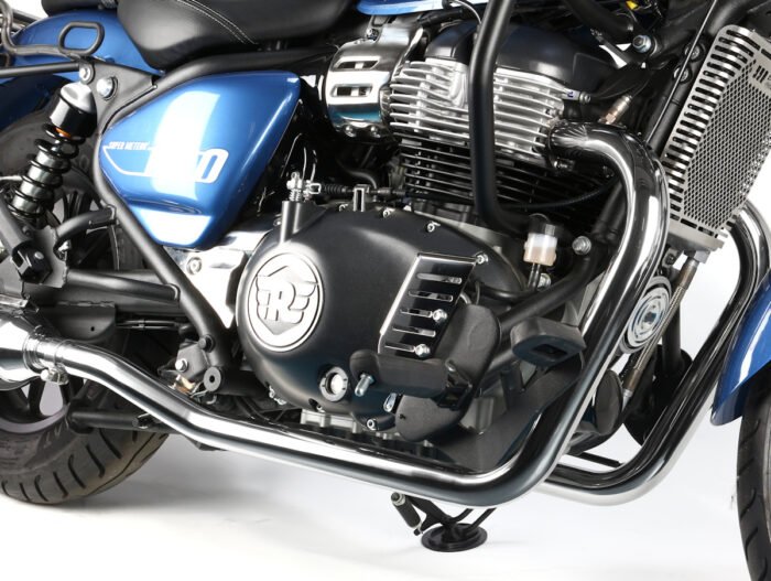 Exhaust Pipe Set, Polished Stainless Steel - Super Meteor 650 - Image 4