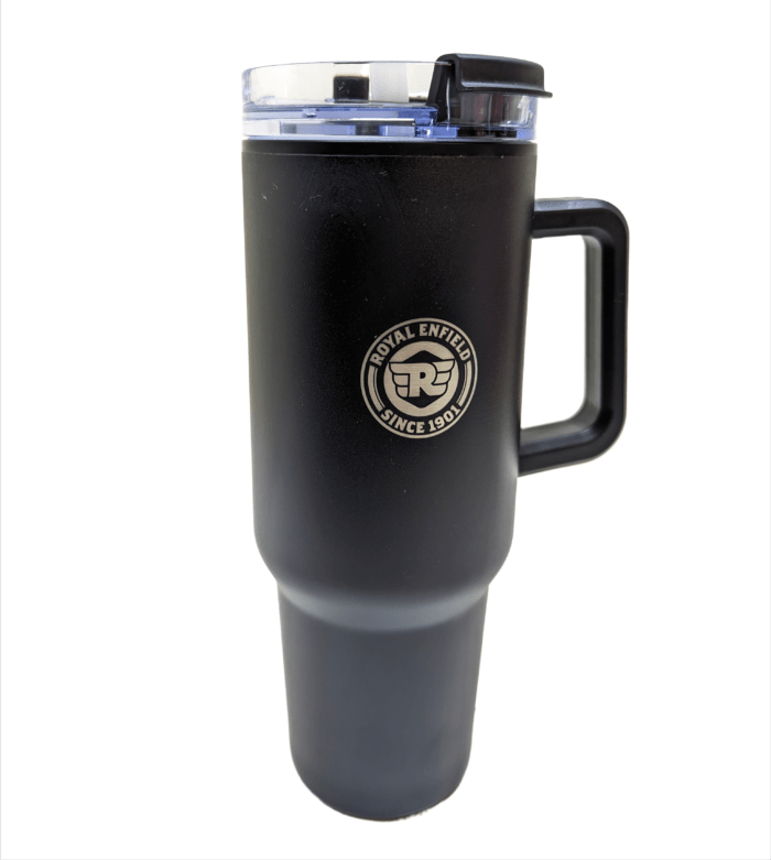 Royal Enfield "Everest" 40 oz Stainless Steel Tumbler - Image 4