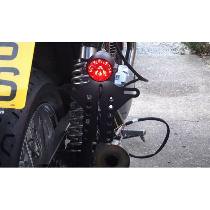 Motone "Sidewinder" El Dorado Side Mount License Plate Kit, Black - Image 4