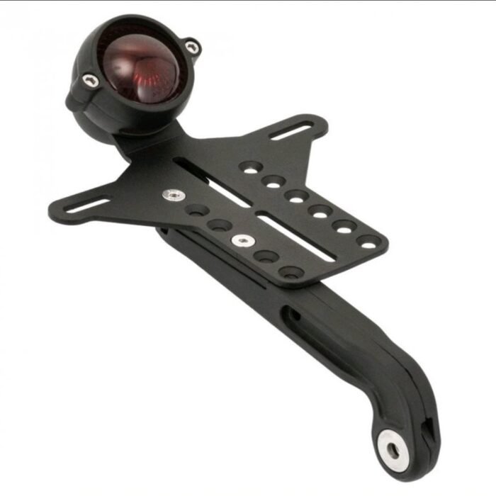 Motone "Sidewinder" El Dorado Side Mount License Plate Kit, Black