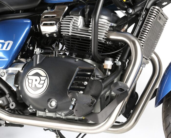 Exhaust Pipe Set, Brushed Stainless Steel - Super Meteor 650 - Image 4