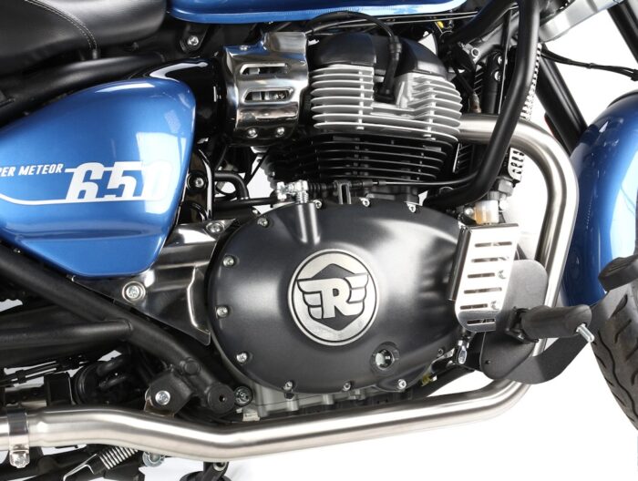 Exhaust Pipe Set, Brushed Stainless Steel - Super Meteor 650 - Image 3