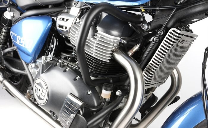 Exhaust Pipe Set, Brushed Stainless Steel - Super Meteor 650 - Image 2