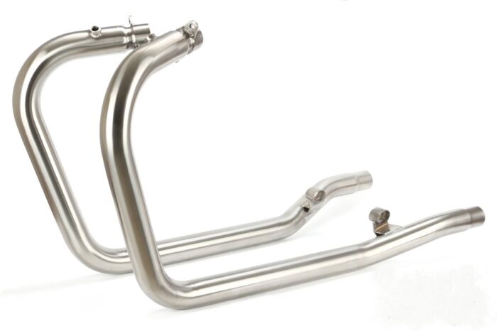 Exhaust Pipe Set, Brushed Stainless Steel - Super Meteor 650