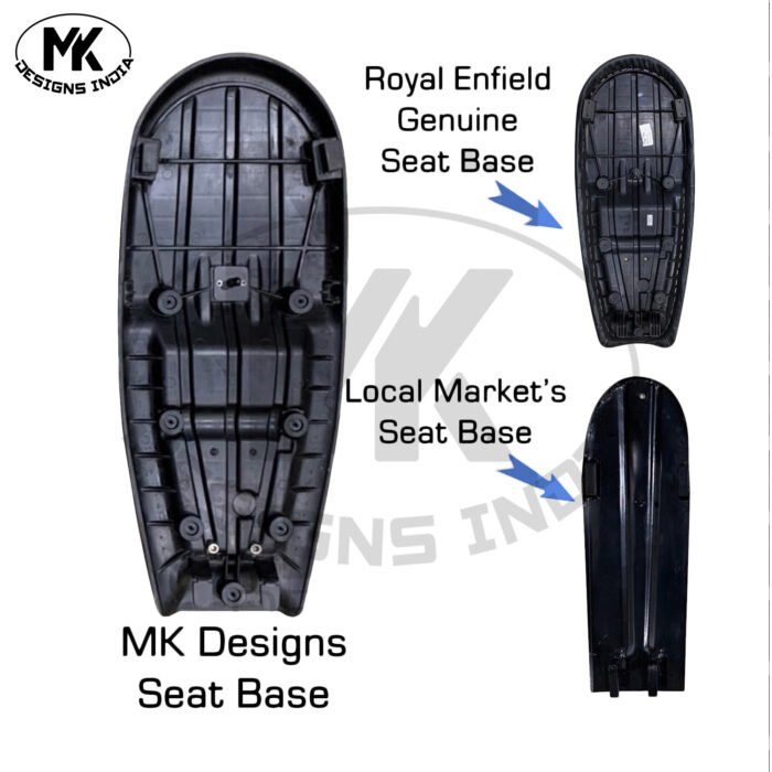 Cafe' Seat, Black with Diamond Stitching - INT/GT 650 - Image 4