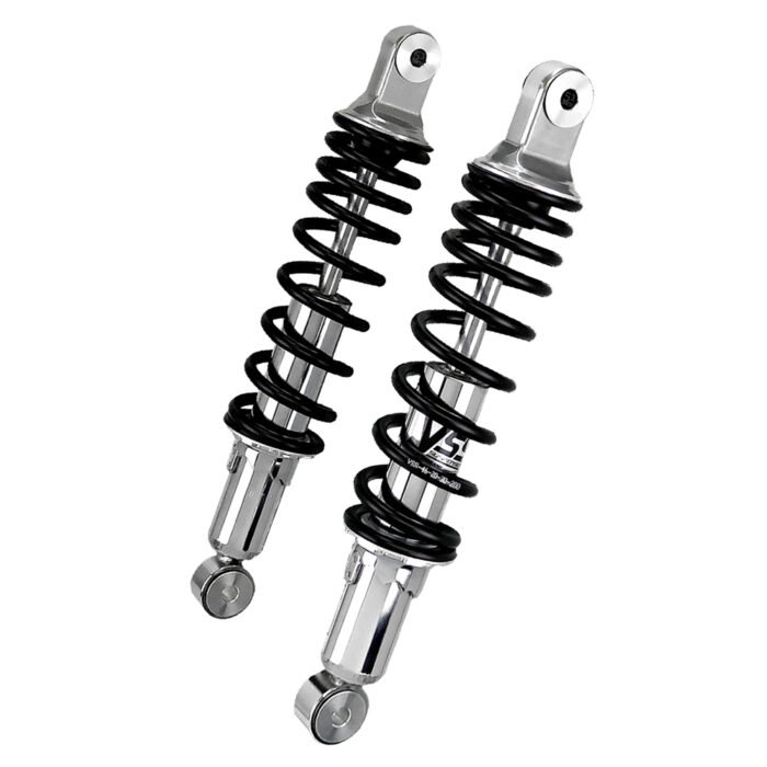 YSS Rear Shocks, Black Spring and No Shroud, Long - Meteor/Classic/Bullet/Hunter 350