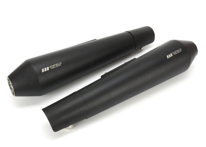 Shorty Silencer Set, Black Stainless Steel - INT/GT 650