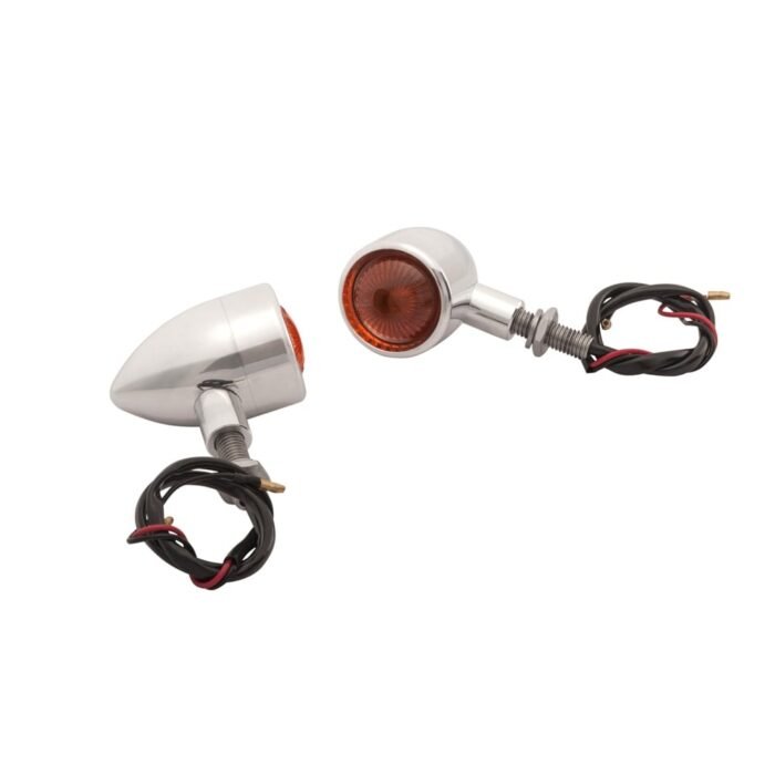Motone Billet Turn Signals, Polished - Set of Four - Image 2