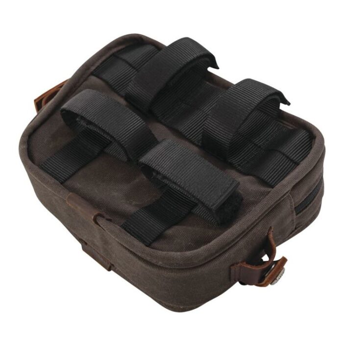 Burly Brand Voyager Handlebar Bag, Dark Oak - Image 2