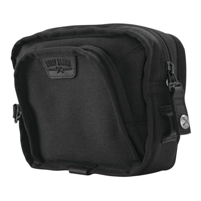 Burly Brand Voyager Handlebar Bag, Black