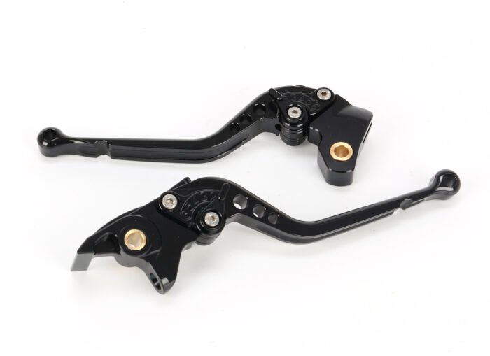 Adjustable Lever Set, Long Black - INT/GT 650 (2024+), Super Meteor 650, Shotgun 650, Meteor/Classic/Hunter/Bullet 350
