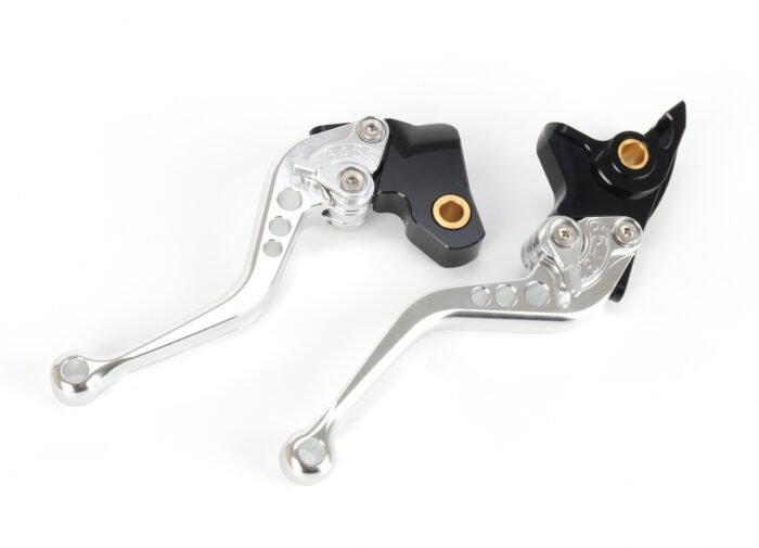 Adjustable Lever Set, Short Silver - INT/GT 650 (2024+), Super Meteor 650, Shotgun 650, Meteor/Classic/Hunter/Bullet 350