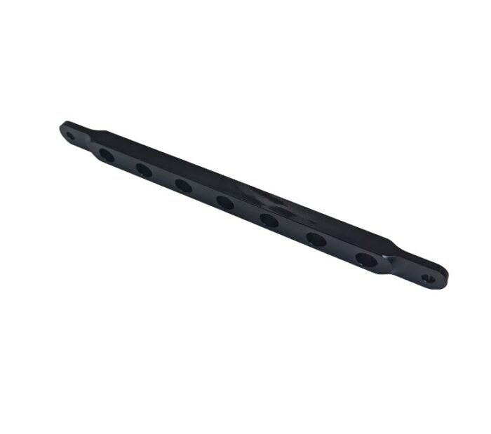 Baxter Custom Works CNC Handlebar Brace, Black - INT 650