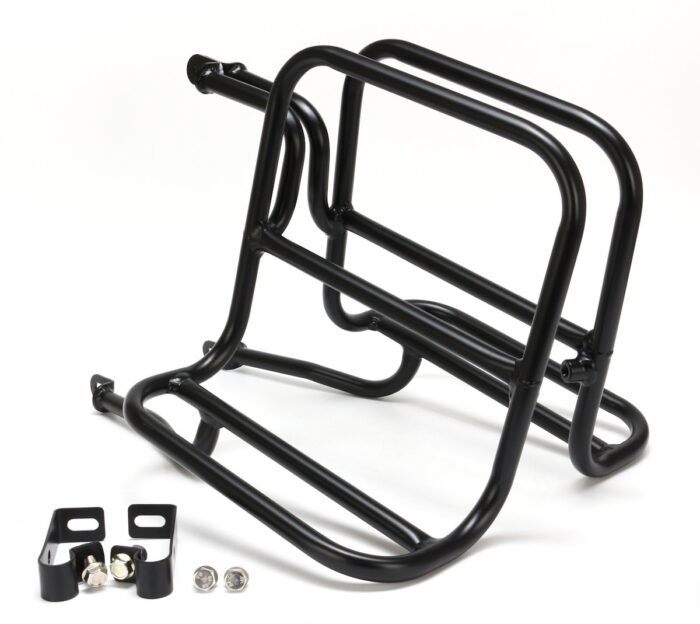 Rear Pannier Frames, Black - Classic/Bullet 350