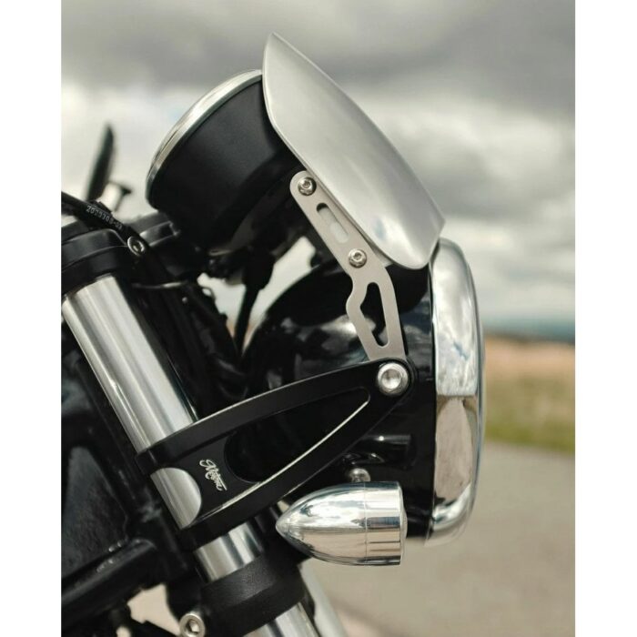 Motone "Microblade" Aluminum Flyscreen, Polished