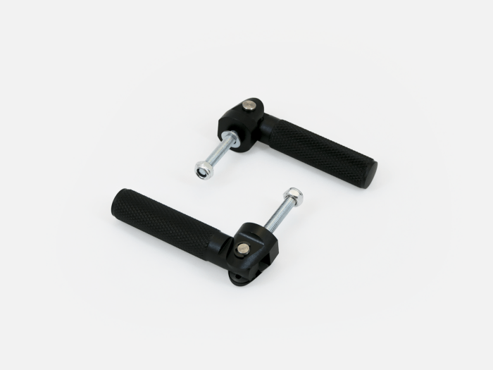 TEC Mid or Rear Mount Click-Folding Alloy Foot Rests, Black – Super Meteor 650 - Image 2