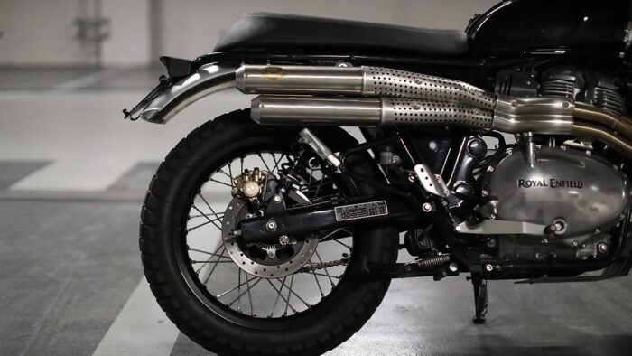 Hedgehog Aluminum Rear Mudguard - INT/GT 650 - Image 2