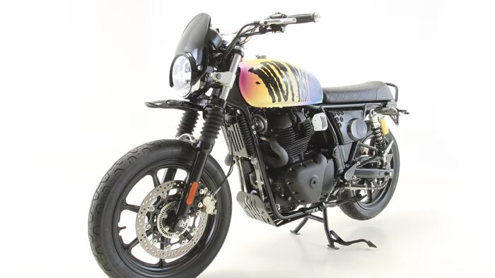 Hedgehog Scrambler Sidecovers, Black - INT/GT 650 - Image 3